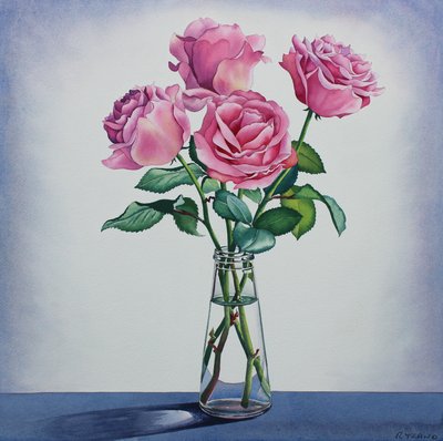 Pink Roses by Christopher Ryland